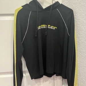 Hollister long sleeve hooded top
